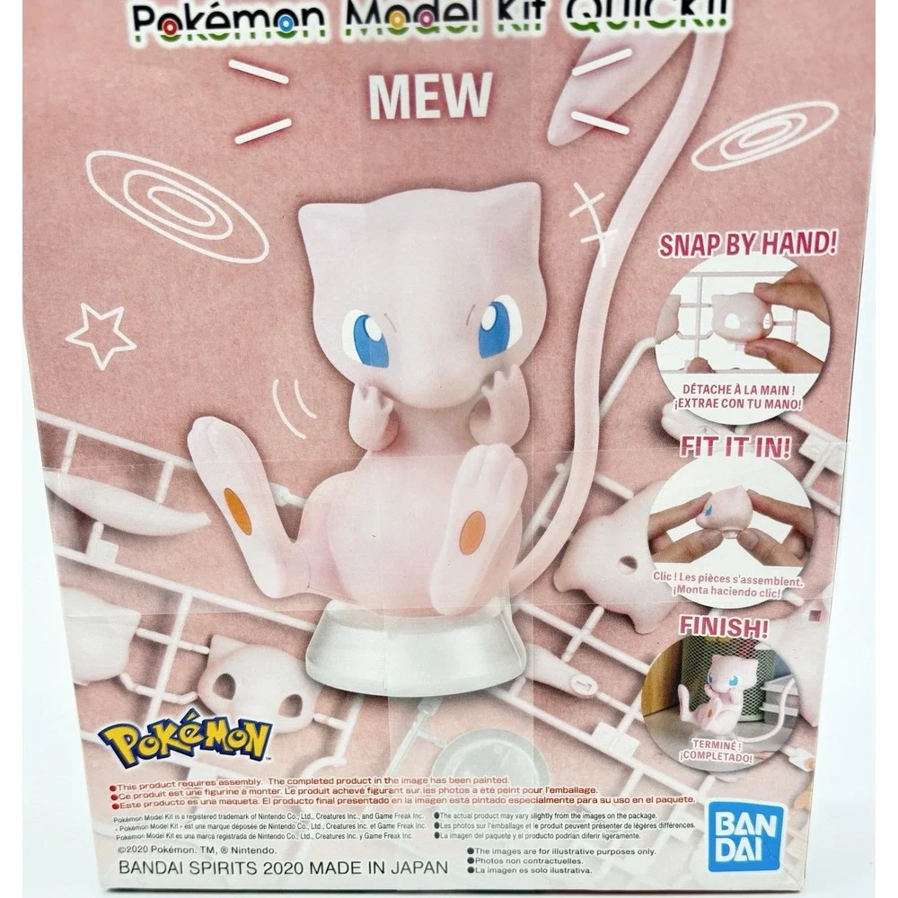 02 MEW Pokemon, Bandai Hobby Pokémon Model Kit Quick!!
